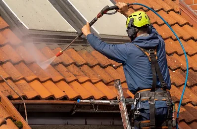 Démoussage et hydrofuge de toiture à Gorron